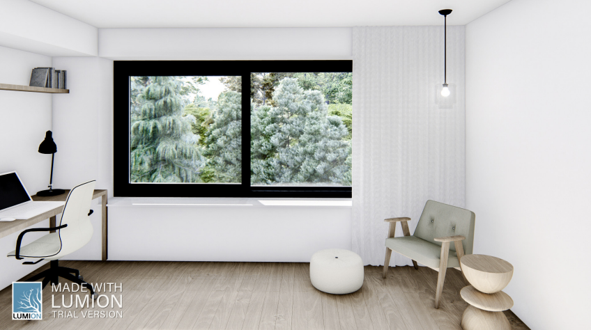 Wizualizacja wnętrza - gabinet